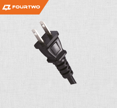 ST-102 TAIWAN PLUG WITH ROUND CABLE (TYPE A, BSMI / CNS)