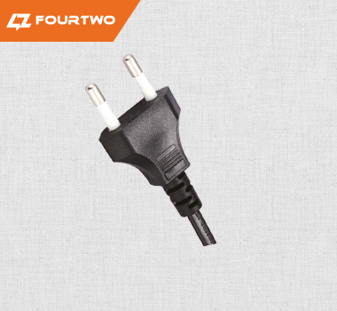 한국 시리즈 전원 케이블 ST-207 KOREAN POWER PLUG (2 ROUND PIN, TYPE C, KC / KTL CERTIFIED)